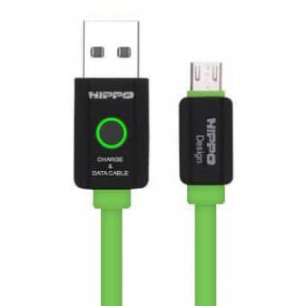 SRS (COD YES) Hippo Kabel Data Charger Teleport 2 Micro USB Cable Fast Charging 120cm - Warna Acak