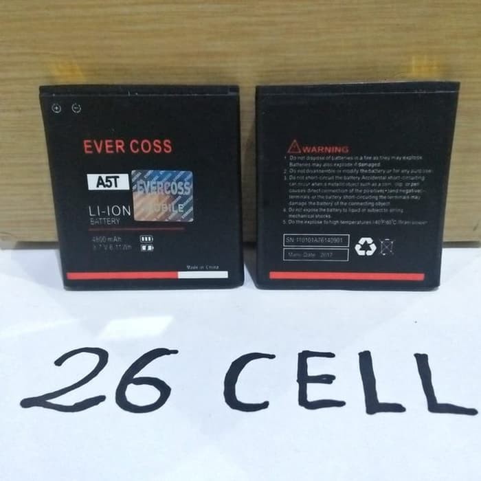 DISKON BATRE BATREI BATERAI EVERCOSS A5T