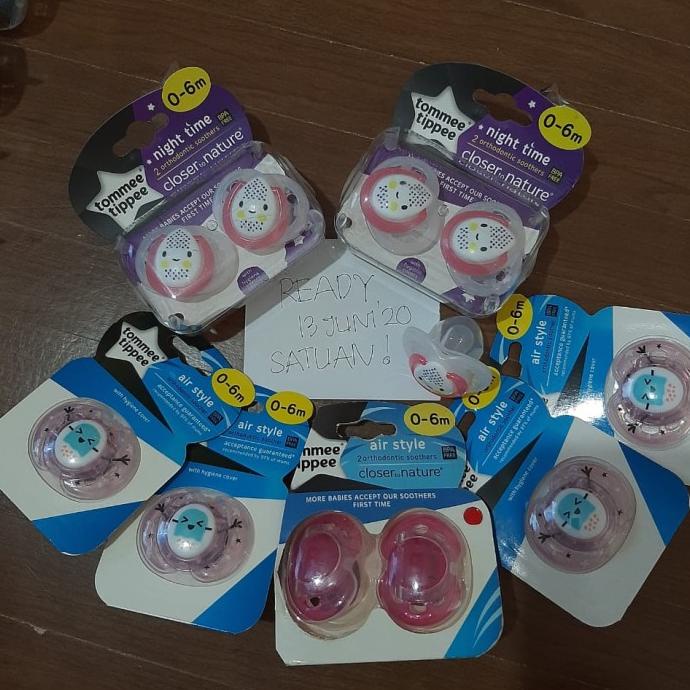 tommee tippee pacifier soother empeng