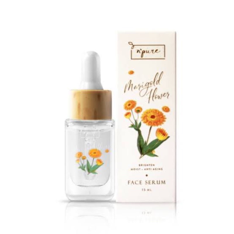 [ marigold series ] serum anti aging / penuaan - N'pure marigold anti aging serum 15 ml