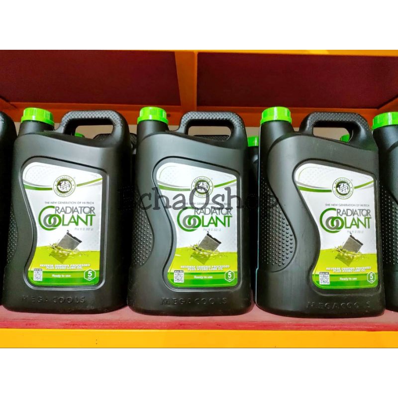 Jual MEGACOOL RADIATOR COOLANT AIR RADIATOR 5 LITER ASLI 100% | Shopee ...