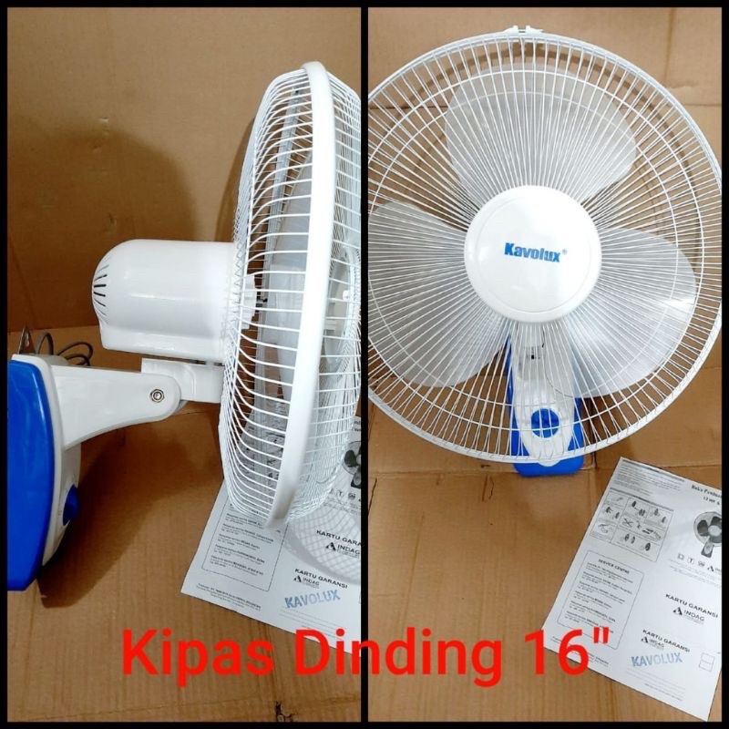 kipas dinding termurah WALL FAN / KIPAS ANGIN DINDING KAVOLUX 16 INCH MURAH