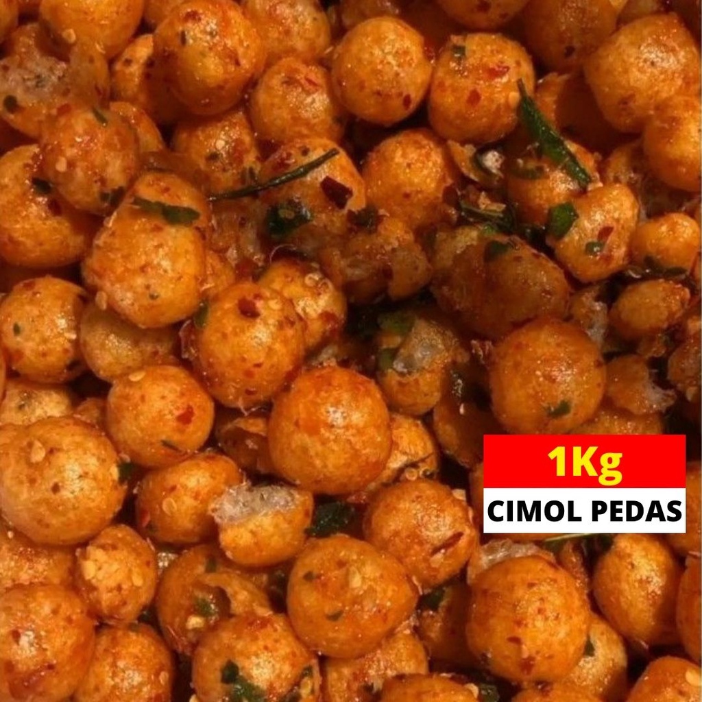 

Cimol Kering Cimolring Cimol Pedas Bulat Kiloan perkilo 1Kg