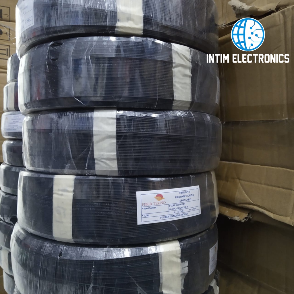 Fiber Tekno Precon Fiber Optic Cable 1 Core 3 Seling 200M