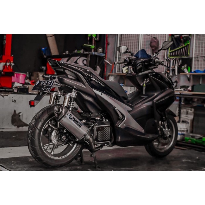 KNALPOT VILLAN MV1 AEROX NMAX PCX ADV VARIO BEAT BARANG 100% ORIGINAL