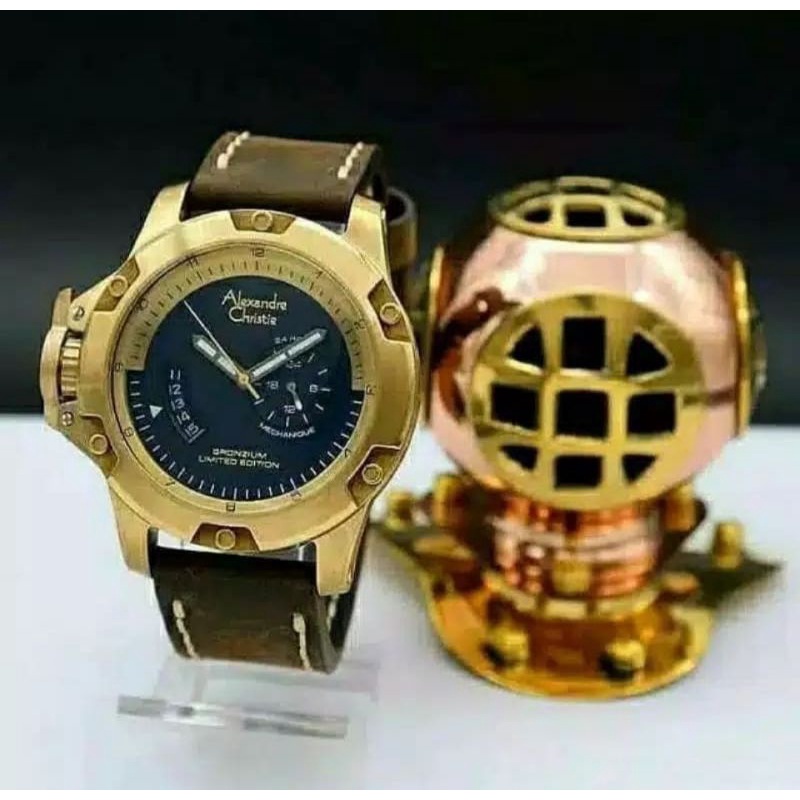 ALEXANDRE CHRISTIE AC6481 AC 6481 JAM PRIA AUTOMATICE LIMITED EDITION GARANSI RESMI 1 TAHUN