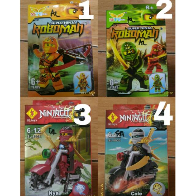 Lego SY Ninjago Master Of Spinjitzu / Super Ninja Roboman