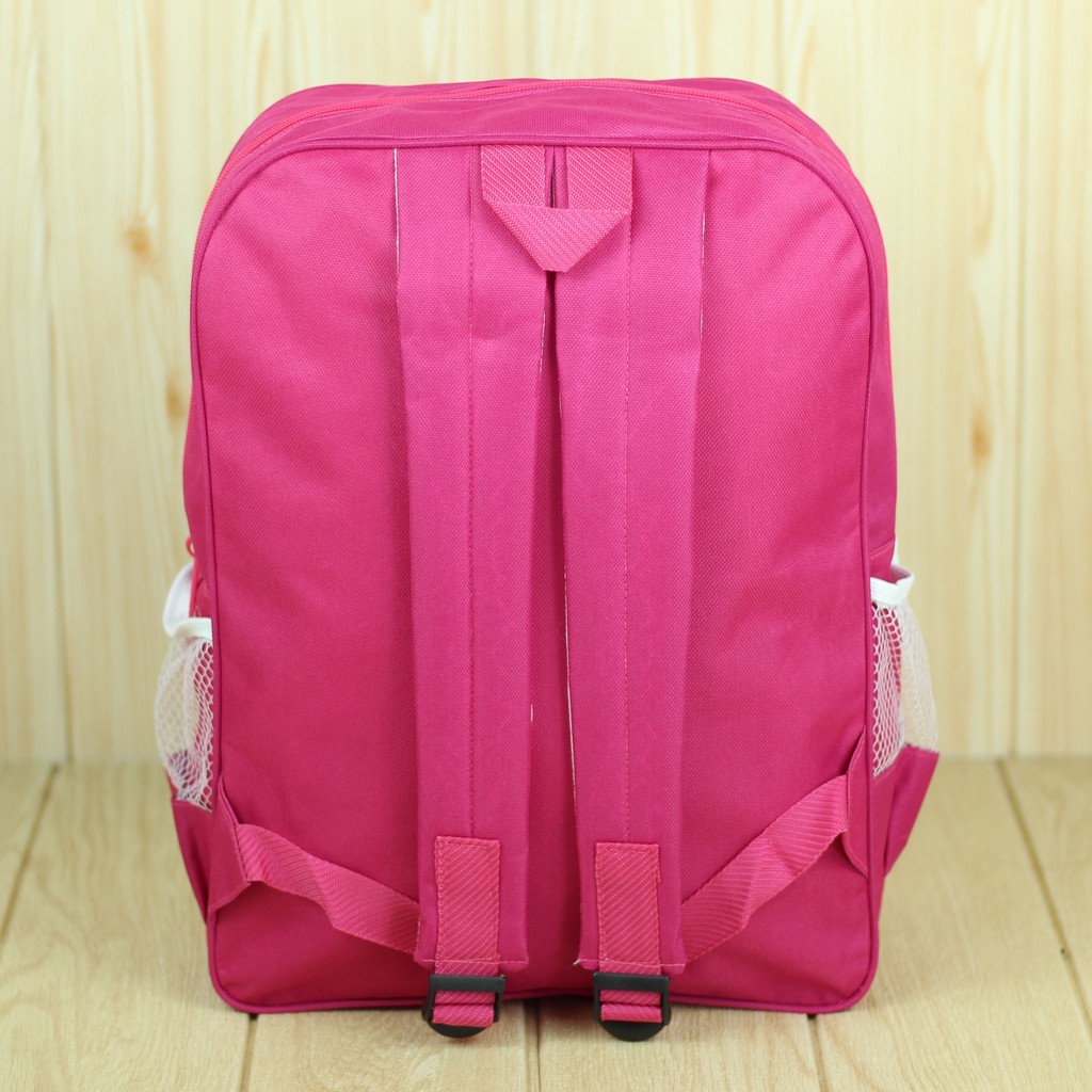 Tas Gendong Cewek Motif Barbie Pink Timbul Ransel Anak Perempuan Sekolah TK PAUD SD Keren Trendy