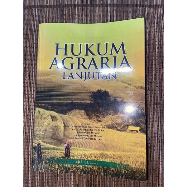 

BUKU HUKUM AGRARIA LANJUTAN USU PRESSING