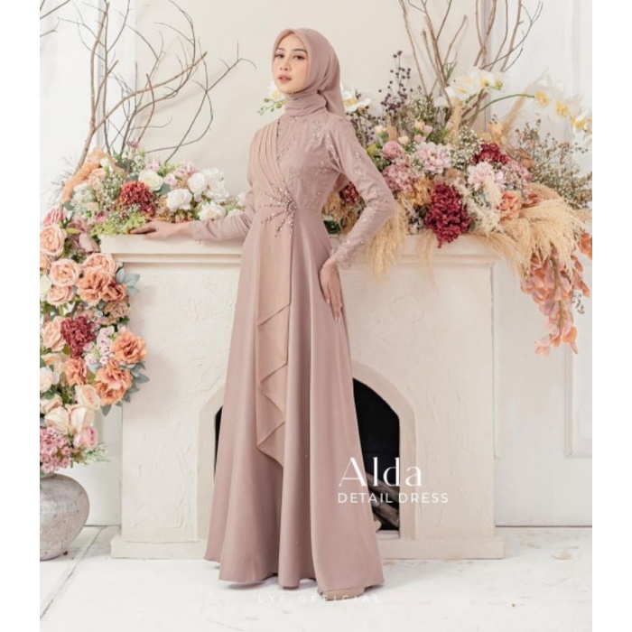 alda dress-gaun terbaru-baju kondangan-baju simpel