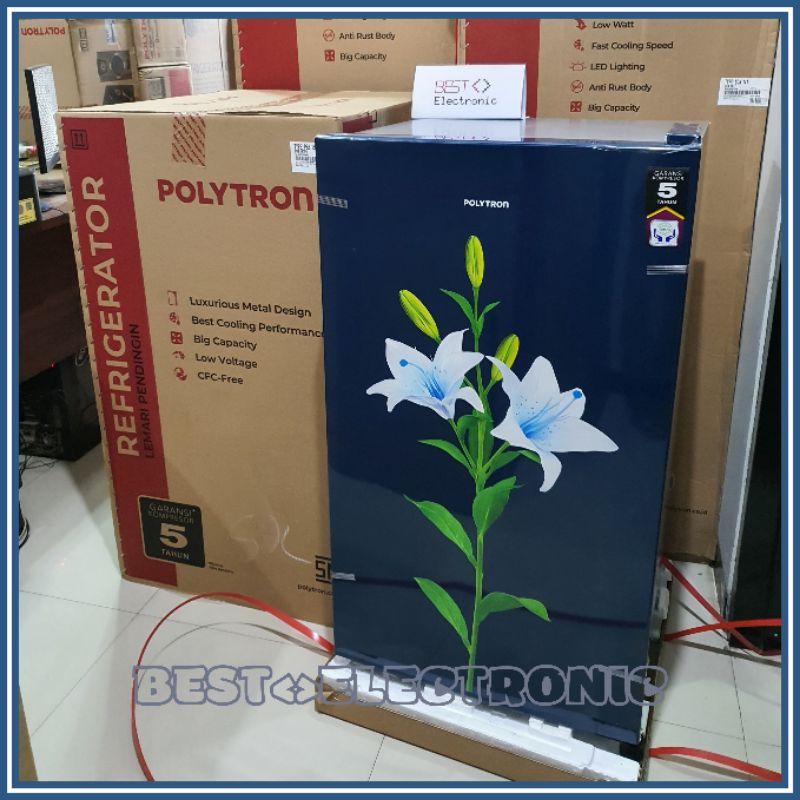 KULKAS POLYTRON PRB 157 LEMARI ES 1 PINTU PRB157