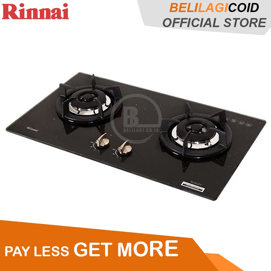 Rinnai Built In Hob Cast Iron RB-2-GH-C (SB) - Sparkling Black