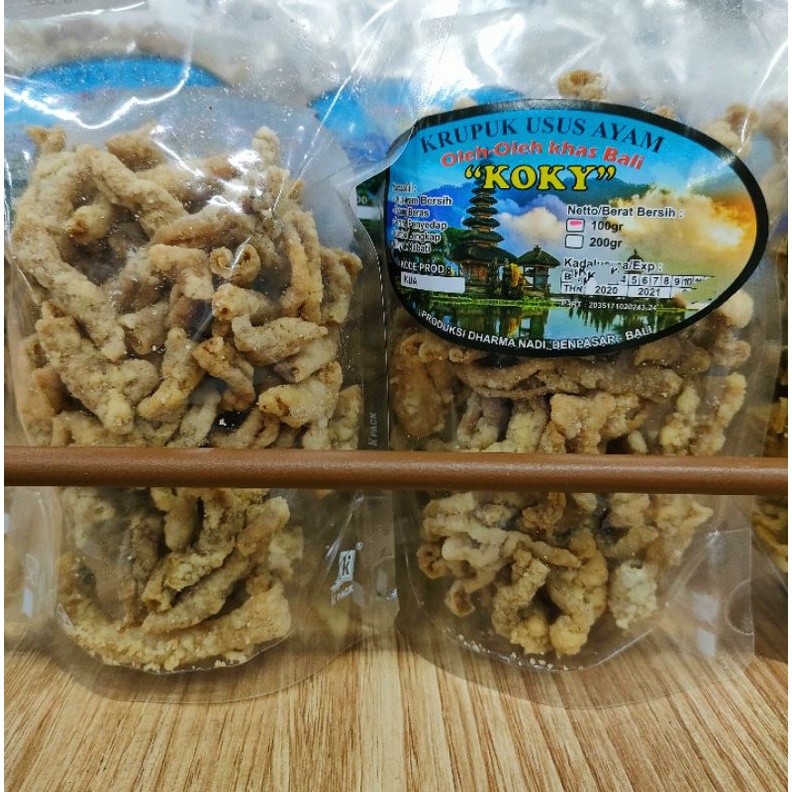 

KERIPIK USUS AYAM / KERUPUK USUS AYAM CAP KOKY 100GR ENAK RENYAH GURIH MANTAP FREE BUBBLE WRAP