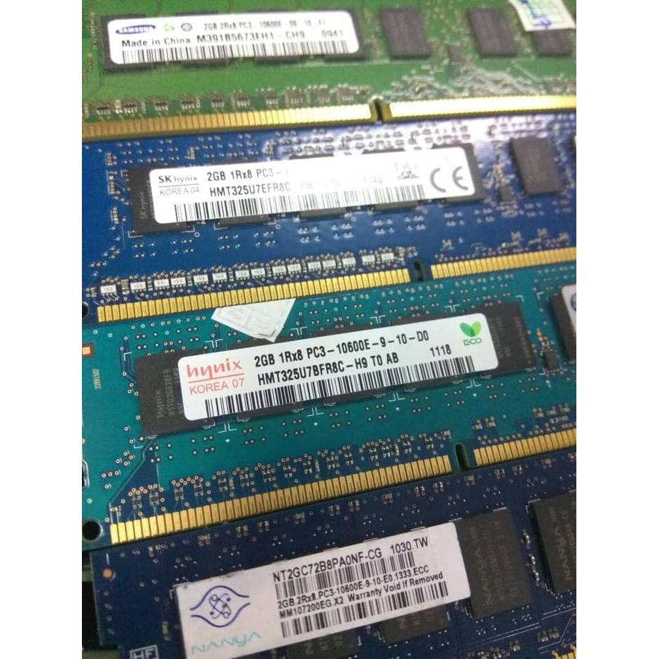 Memory RAM SERVER 2GB DDR3 ECC Pc3-10600E KHUSUS PC SERVER, DAN BERGARANSI MURAH MERIAH