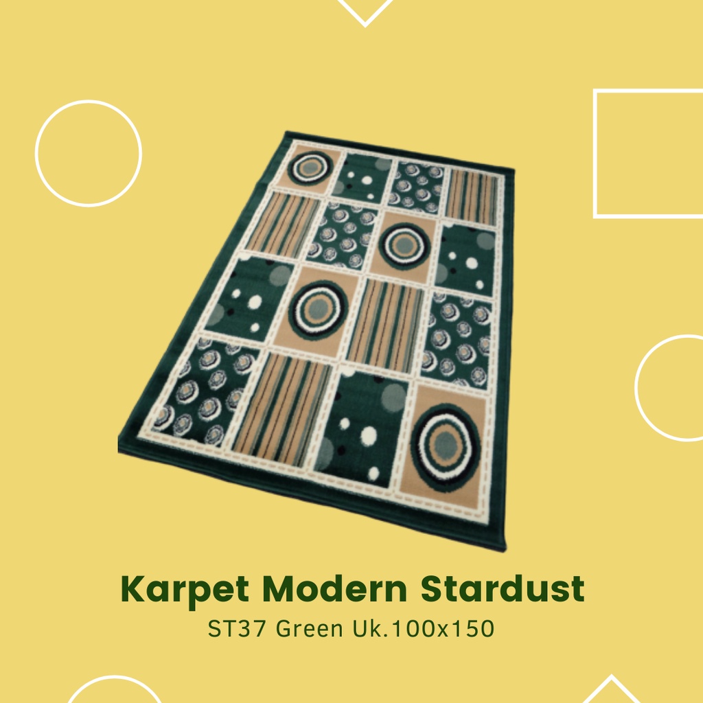 KARPET STARDUST 100X150 ST37 GREEN-1