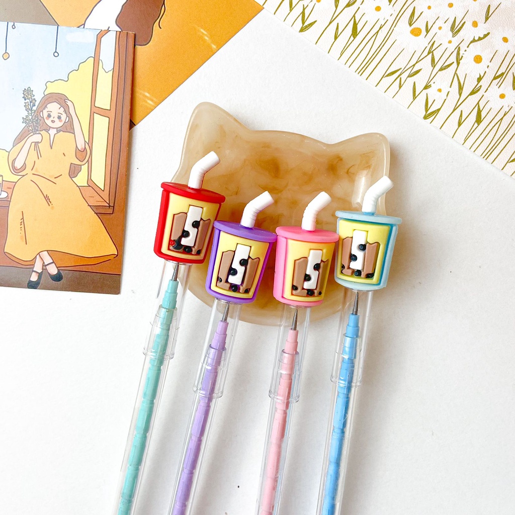 

PENSIL SUSUN BOBA / PELURU / PELOR BOBA / MILK TEA COFFEE / BUBBLE TEA KOREAN LUCU MURAH READY GROSIR COD