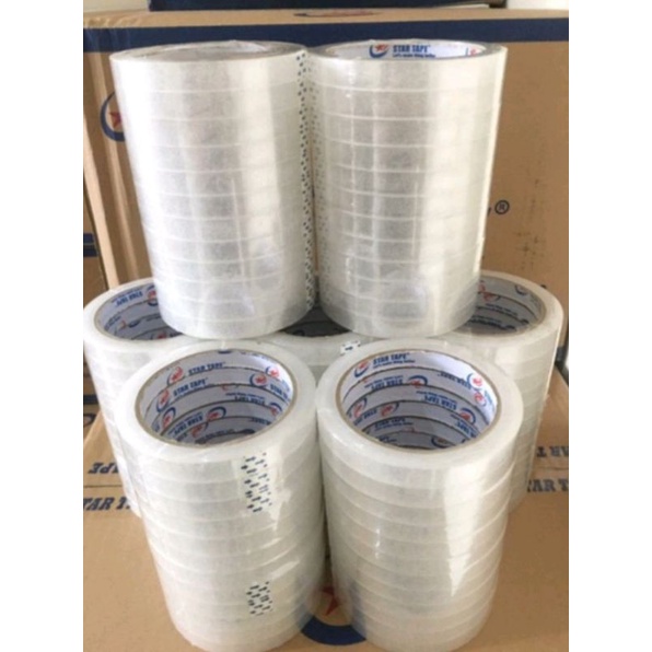 

LAKBAN OPP CLEAR BENING (KUNING) 12MMX90YARD STAR TAPE MURAH KUALITAS
