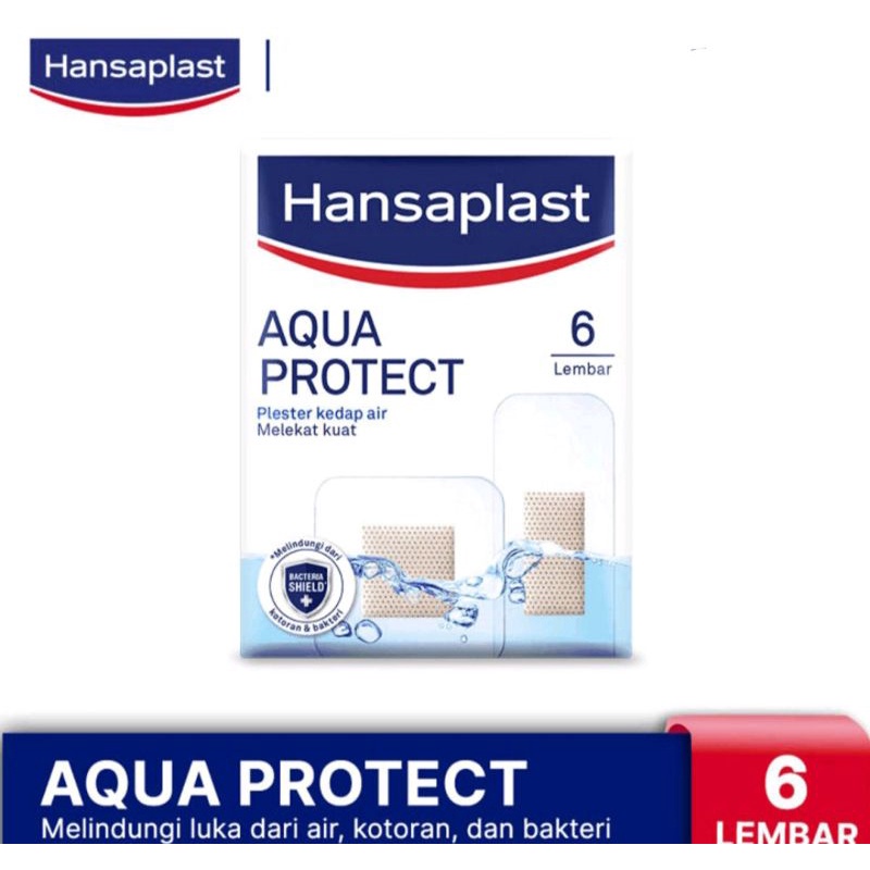 Hansaplast Aqua Protect Plester Kedap Air Melekat Kuat 6's
