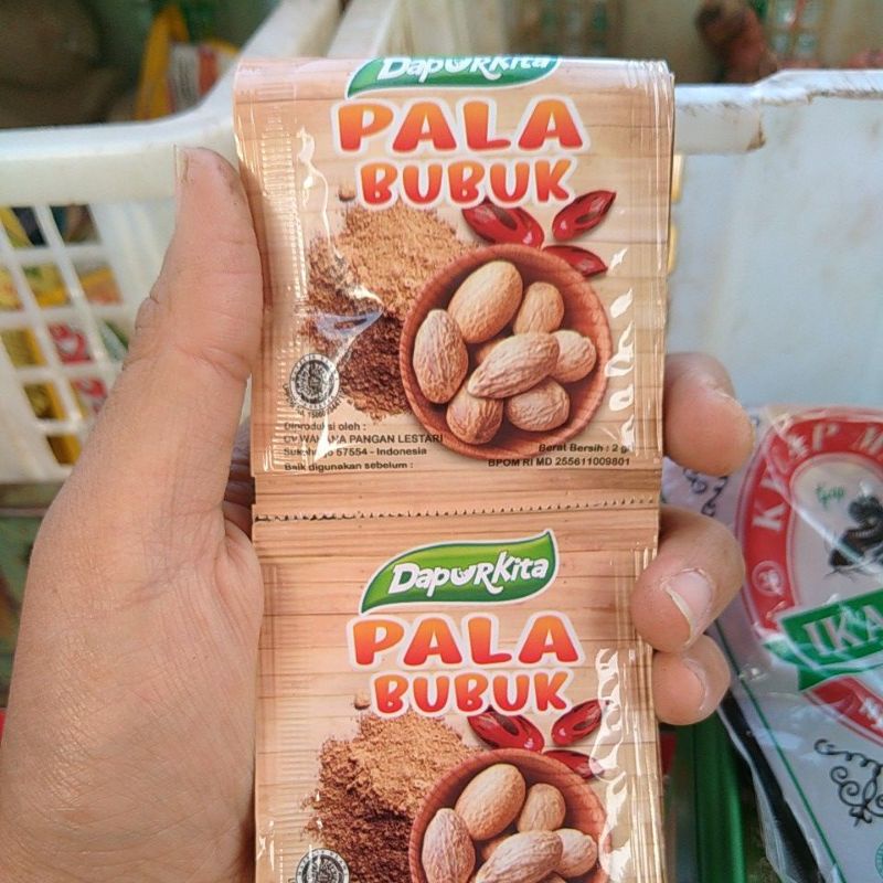 

dapur kita pala bubuk 2gr 1 renteng isi 10 pcs semarang