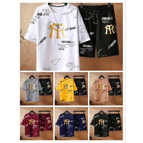 STELAN ( MT ) STELAN PRIA DEWASA 1 SET BAJU KAOS  DISTRO + CELANA PENDEK KEREN MODEL TERBARU