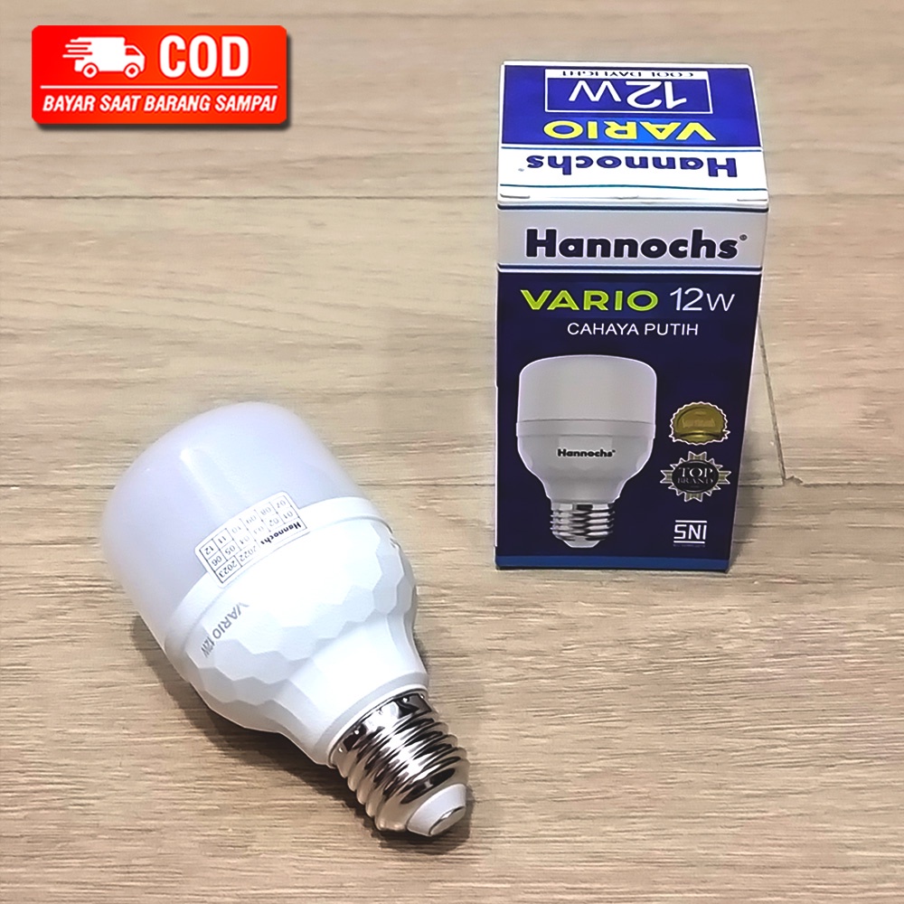 HANNOCHS LAMPU LED VARIO 12 WATT - CAHAYA PUTIH