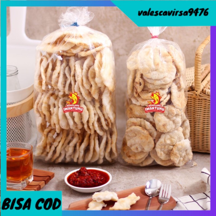 

⭐BISA COD⭐ 2bks kemplang iwak tunu sedang dan bantat - Endolita