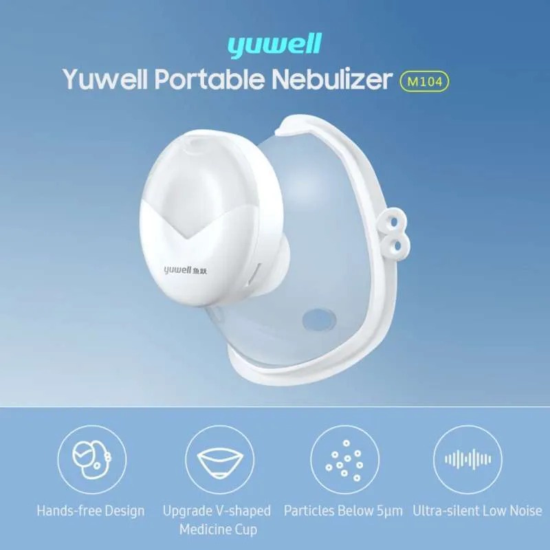 Nebulizer Portable Yuwell  . Alat Uap Asma Sesak Napas Batuk Pengencer Dahak