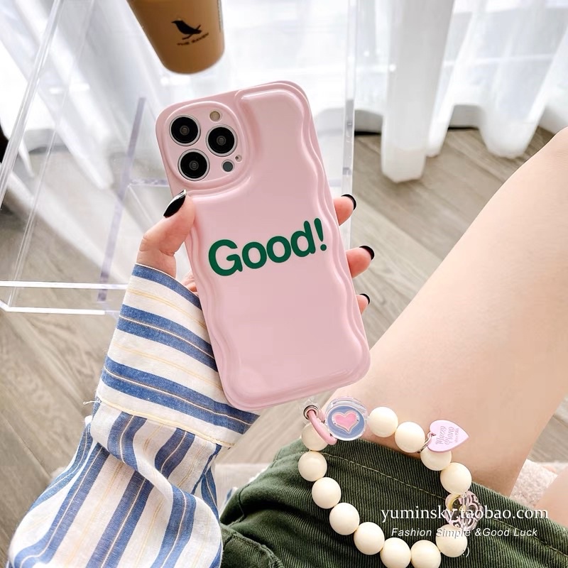 Pinky Good! Softcase with Bubble Strap Case HP Lucu for iphone XS Max XR 11 Pro Max 12 Pro Max 13 Pro Max 14 Pro Max