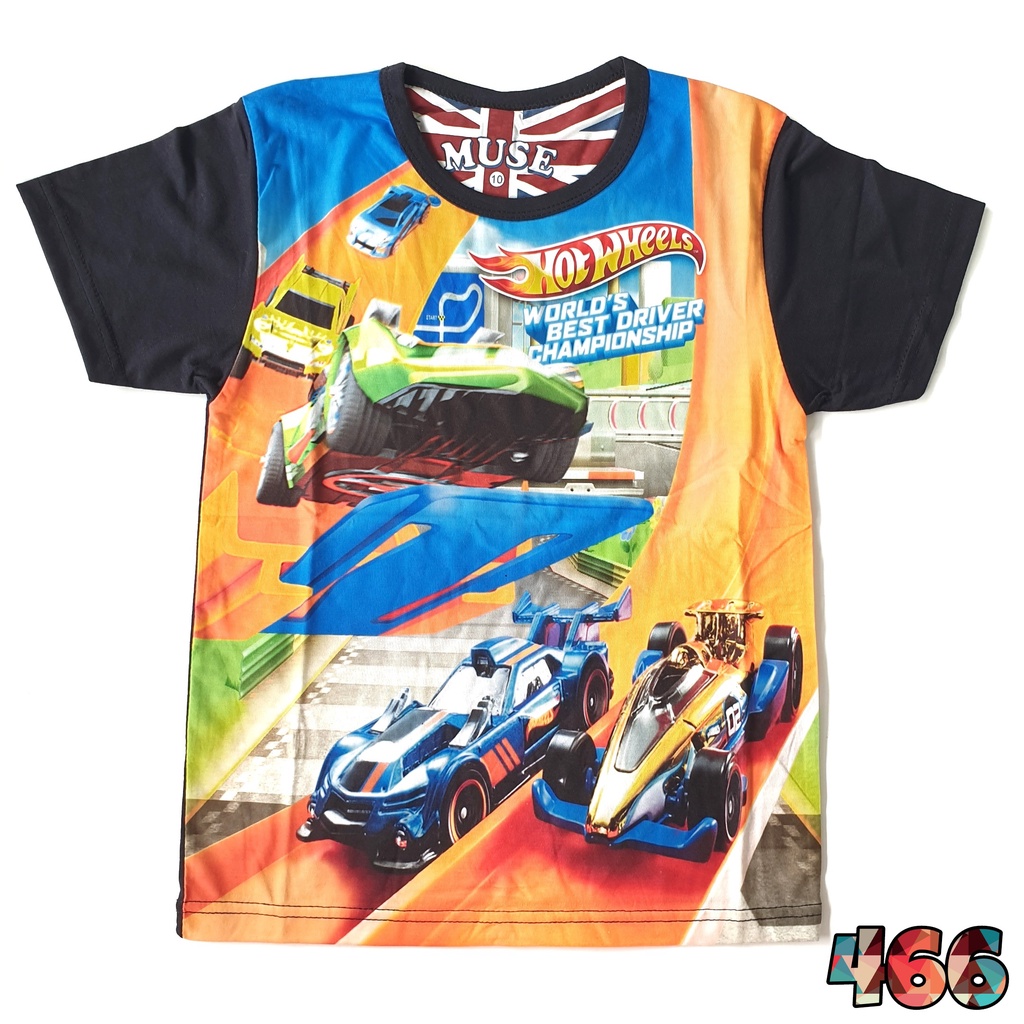 Muse Kaos Anak Hot Wheels