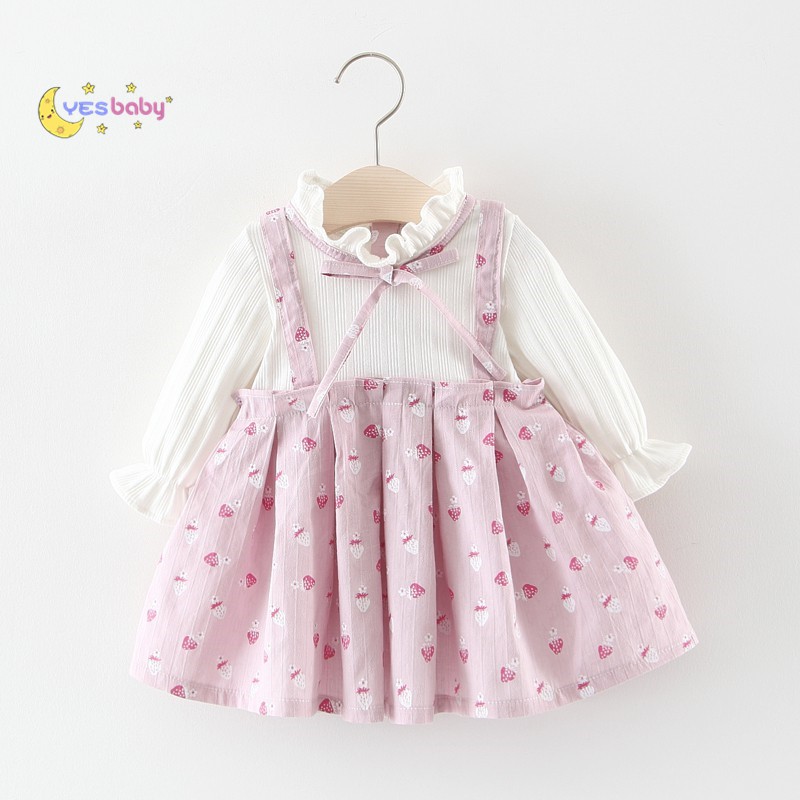 YESBABY Dress Anak  Princess Korea  Anak  Perempuan Lengan 