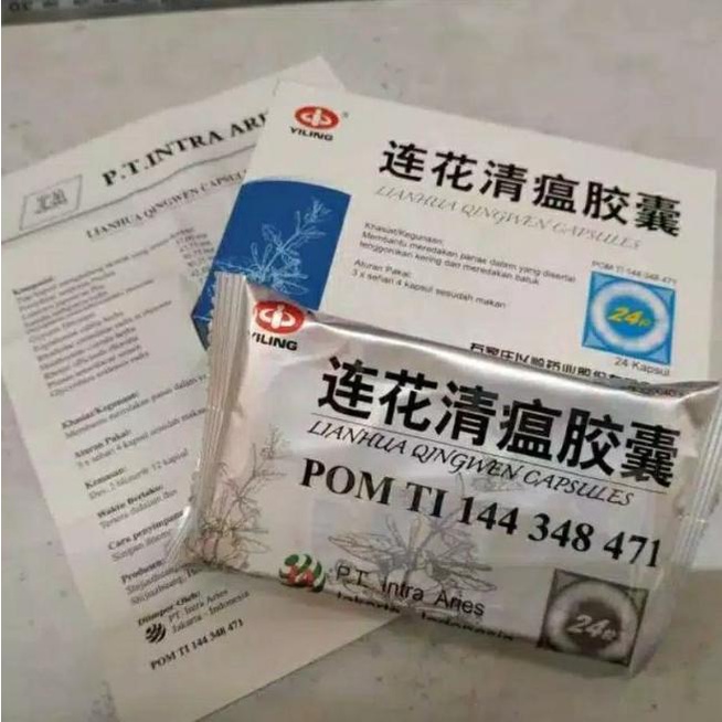 

BISA COD OBAT LIANHUA QINGWEN BPOM 24 KAPSUL ORIGINAL BPOM /OBAT HERBAL ASAM URAT/OBAT HERBAL PELANGSING/OBAT HERBAL KOLESTEROL/OBAT HERBAL DIABETES