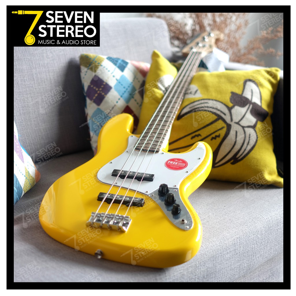 Squier Affinity Jazz Bass Grafitti Yellow