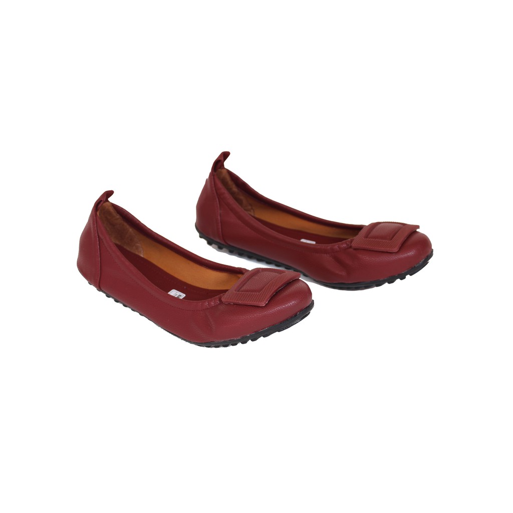 Gratica Sepatu Wanita Flat Shoes Balet Jessicca AP 079-MAROON