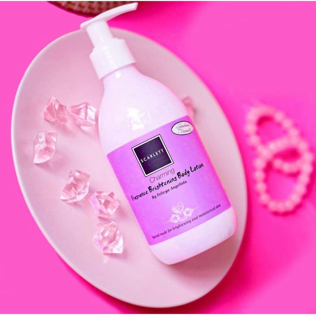 Scarlett Whitening Body Lotion Charming