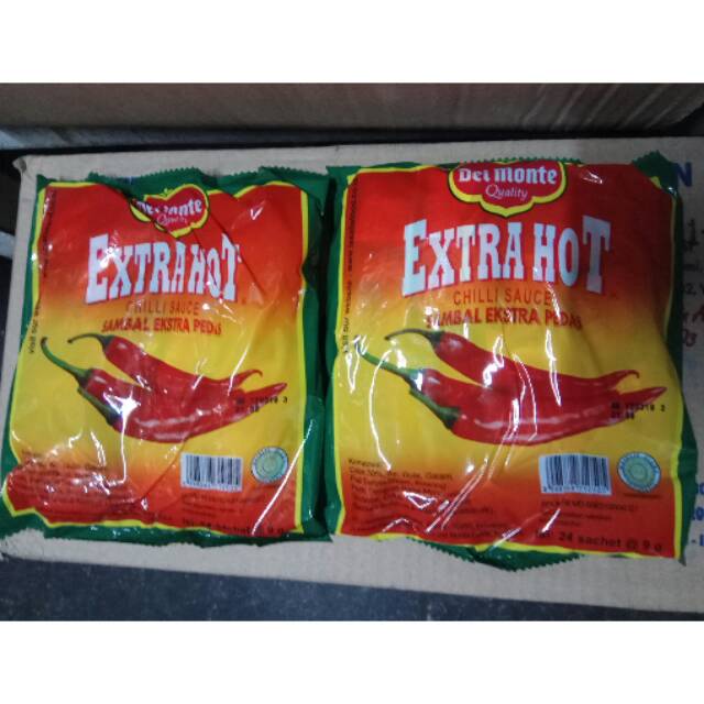 

saus tomat dan sambal delmonte sachet