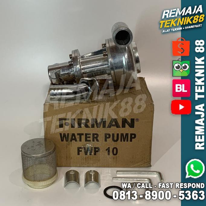 ADAPTER POMPA AIR / FIRMAN FWP-10 / TENAGA MESIN POTONG RUMPUT