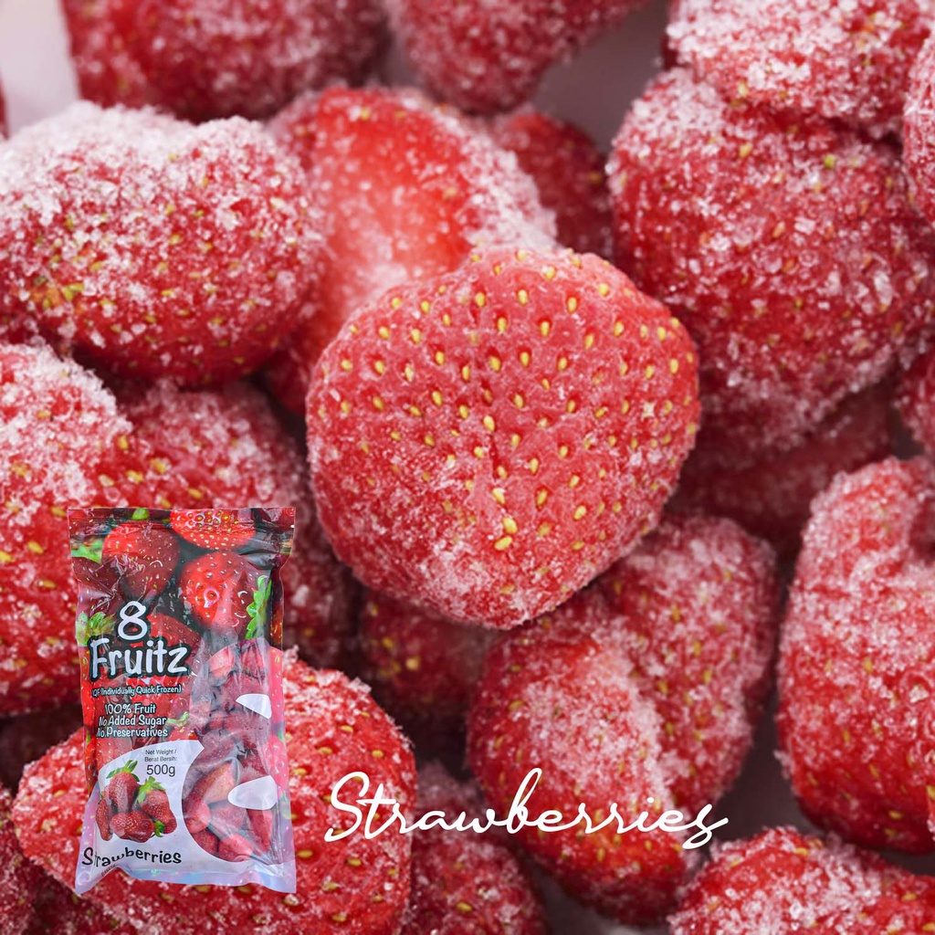 Frozen IQF Strawberry / Strawberry Beku 500 Gr