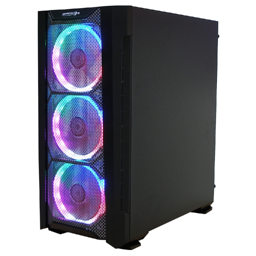 IMPERION CASING PC KINETIC 354 FREE 4 FAN TEMPERED GLASS