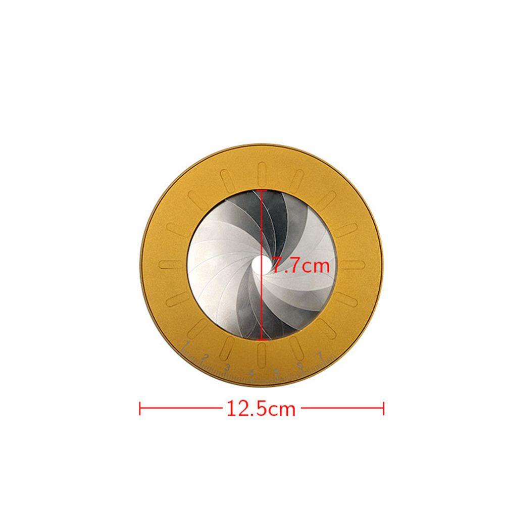 Chookyy Adjustable Measurement Ring Ruler Gambar Tahan Lama Woodworking Alat Ukur Lingkaran Bulat Serut