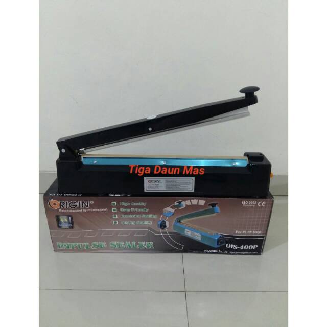 Hand Sealer / Impulse sealer / Mesin perekat plastik / mesin pengelas plastik 40 cm