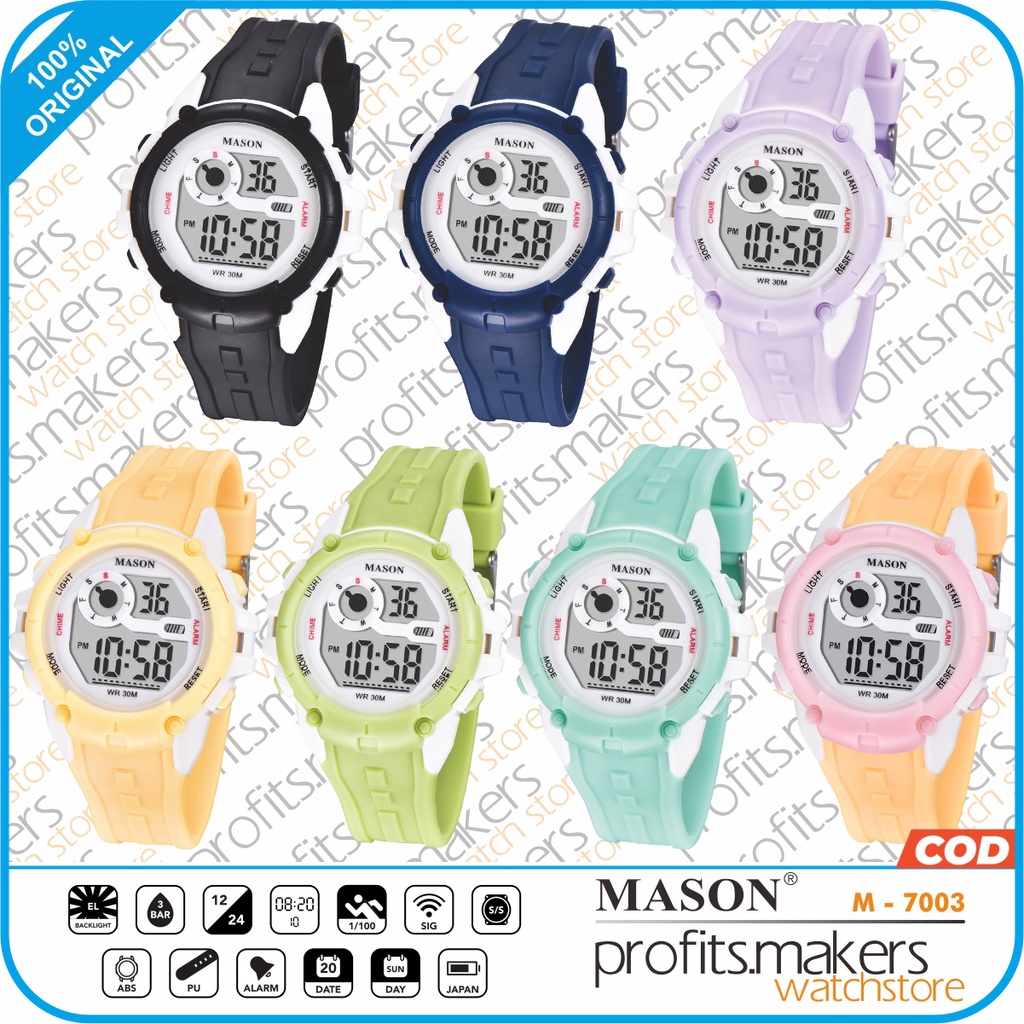 MASON M 7003 / M-7003 / M7003 Watch Jam Tangan ORIGINAL