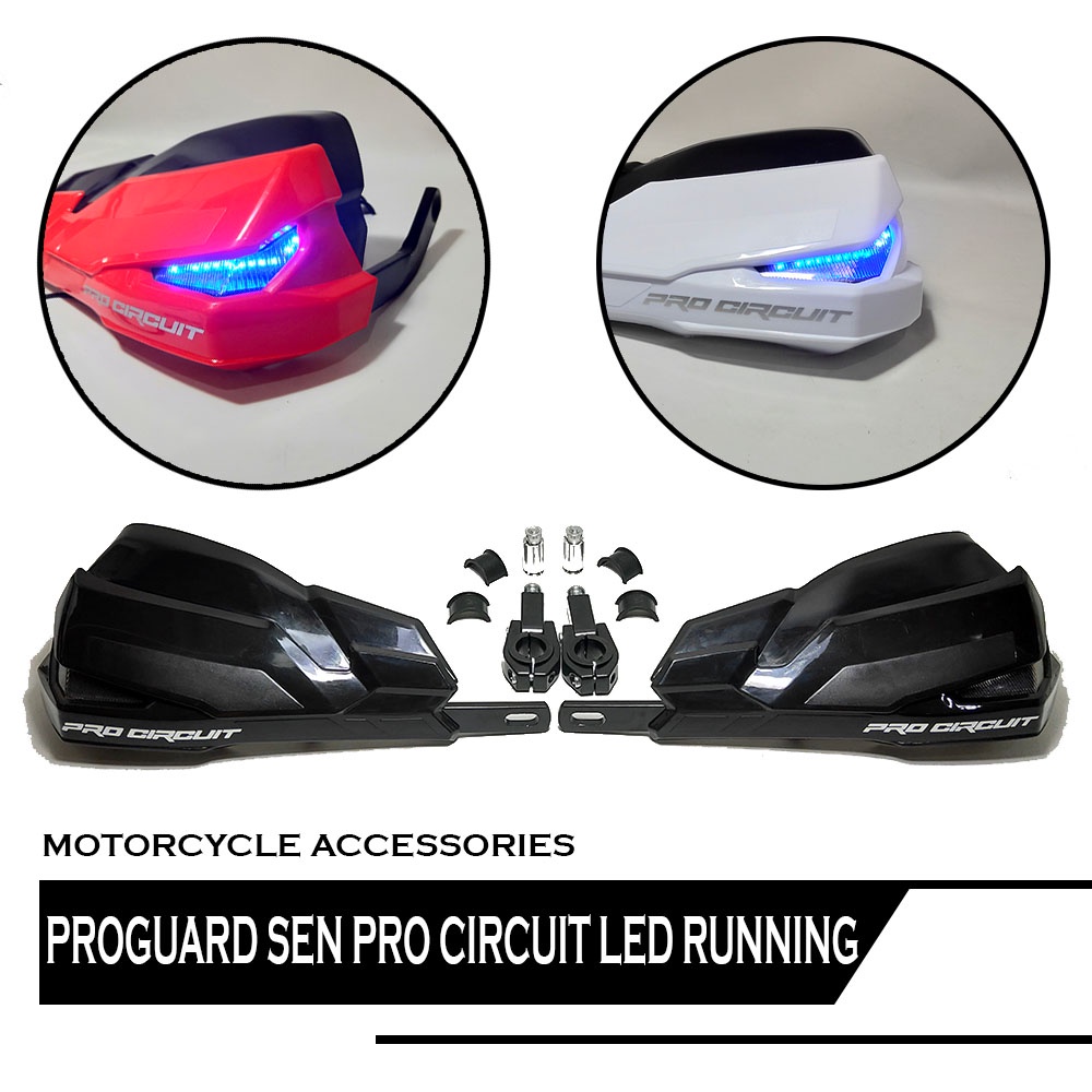 Handguard Pelindung Tangan + Sen Pro Circuit Sein Senja Running Hand Guard Motor KLX Dtracker Trail