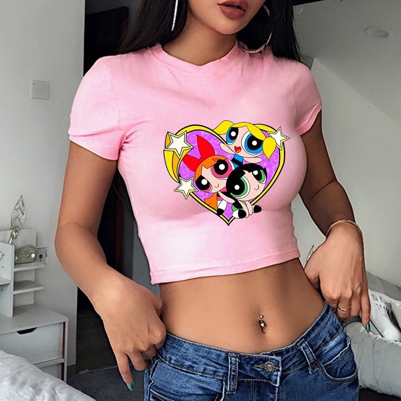 SALE !! VS CC - Tshirt Pwr Puff Girl