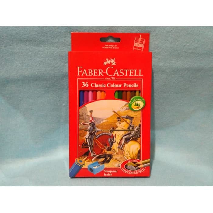 

Hemat Pensil 36 Warna Merk Faber Castell Classic Murah