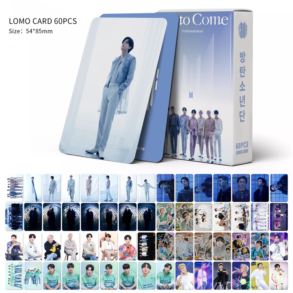 60pcs Kartu Lomo Foto Kpop Album BTS GOT7 BRIGHT WIN Series