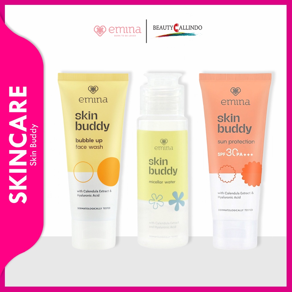 Emina Skin Buddy Series | Toner | Face Wash | Micellar Water | Sunscreen