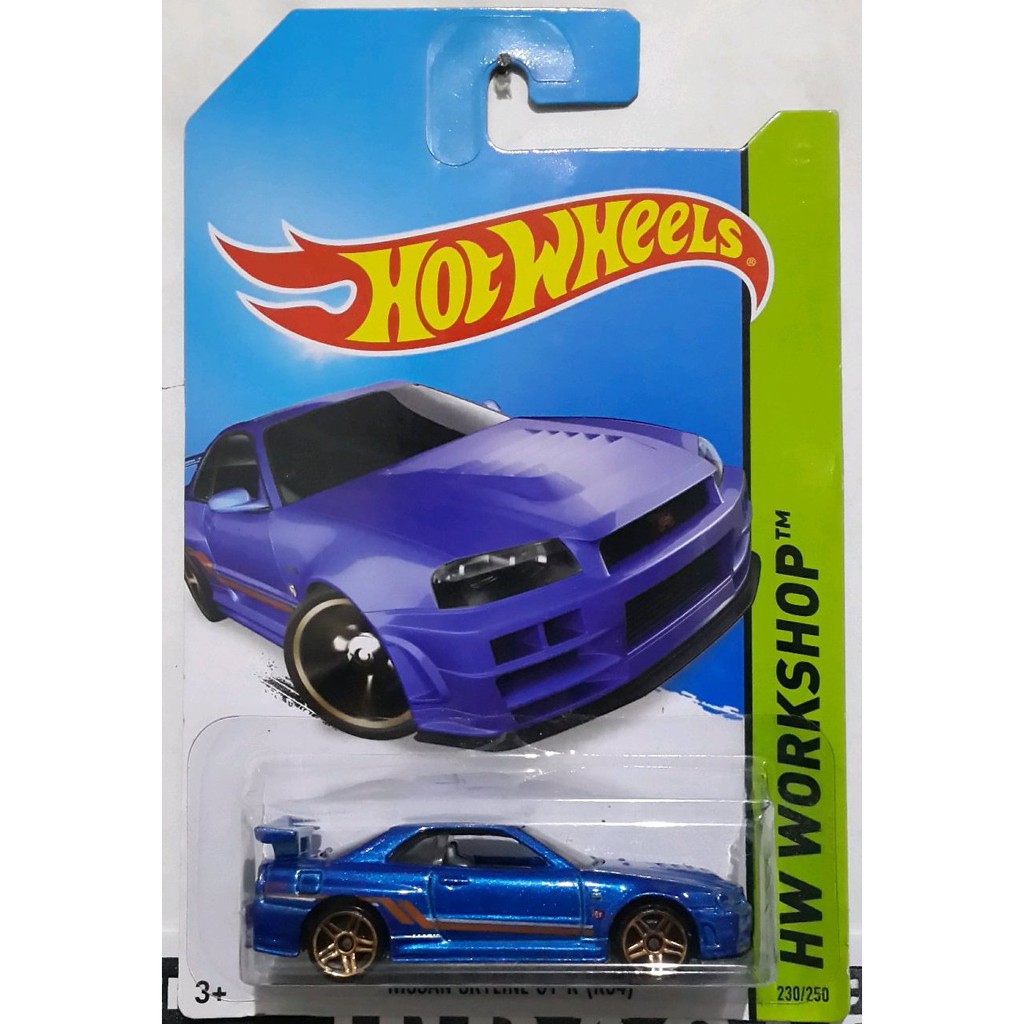 hot wheels nissan skyline gtr r34 gran turismo