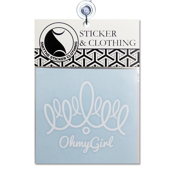 Stiker OhMyGirl Logo oh my girl OMG KPOP Cutting Sticker aksesoris Mobil Motor