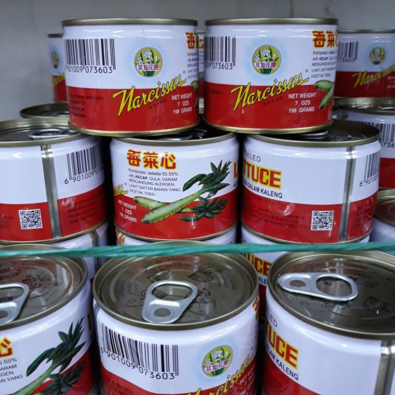 

CHOISIM KALENG/CHOY SIM.KALENG MARCISSUS BRAND LETTUCE/ACAR SELADA KALENG/ASINAN SELADA