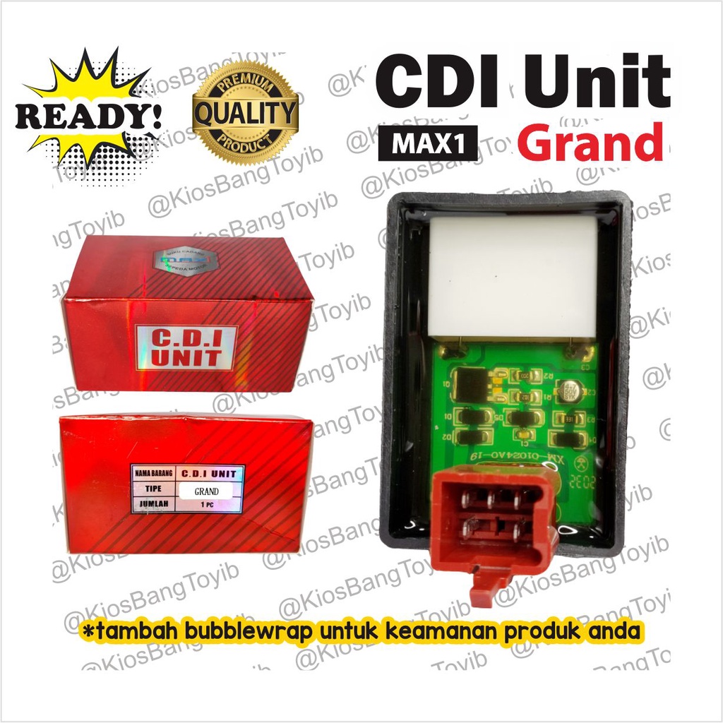 CDI ECU Unit Grand Legenda Revo Supra Fit (MAX1)